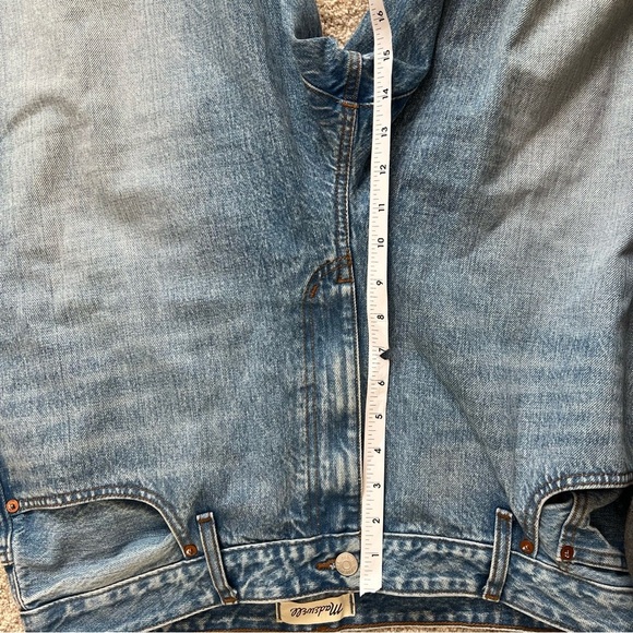 Madewell 90s Curvy Straight Jeans Sz 33 T - Picture 7 of 8